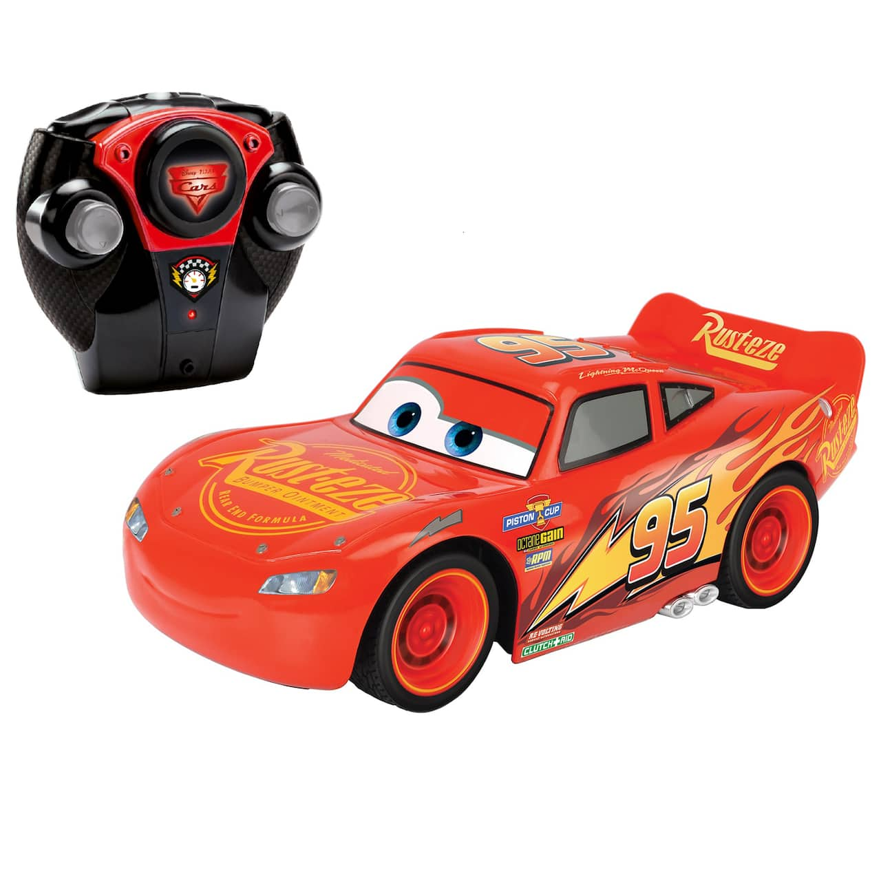 Jada Toys® Disney Pixar Remote-Control Lightning McQueen Crash Car